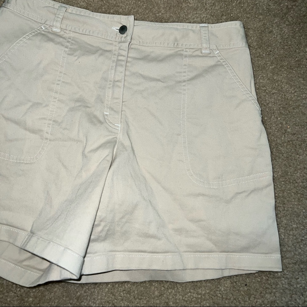 Talbots Kids White / Cream Bermuda shorts size 20 - Picture 5 of 12